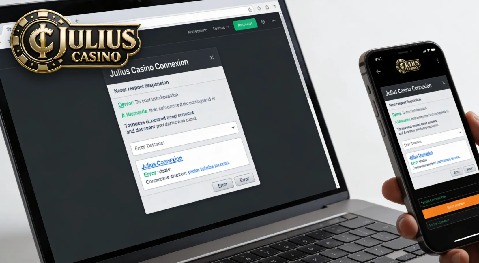 ¿Qué hacer si Julius Casino Connexion no funciona?